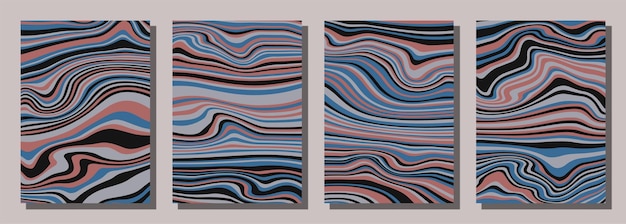 Fondo stabilito groovy psichedelico astratto