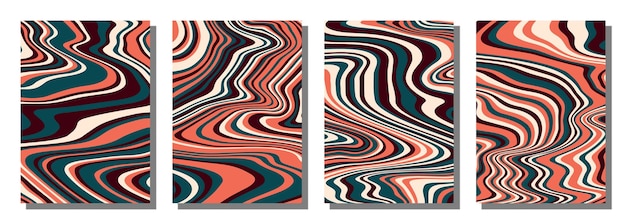 Fondo stabilito groovy psichedelico astratto