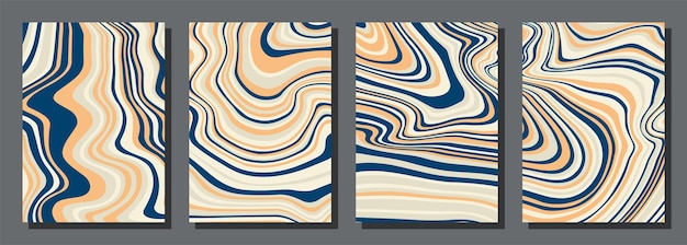 Fondo stabilito groovy psichedelico astratto