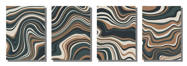 Fondo stabilito groovy psichedelico astratto