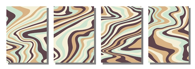 Fondo stabilito groovy psichedelico astratto