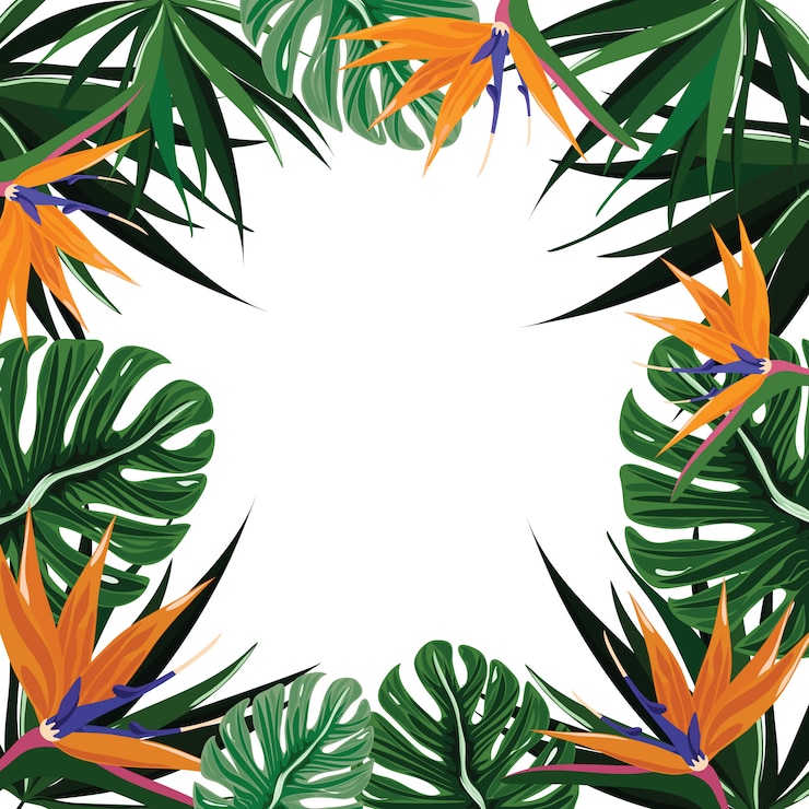 Vettore fondo tropicale grazioso della struttura dei fiori di vetor