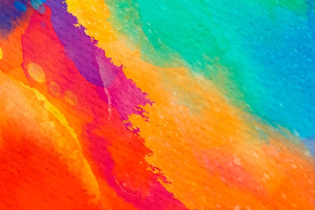 Fondo variopinto astratto dell'acquerello dipinto a mano