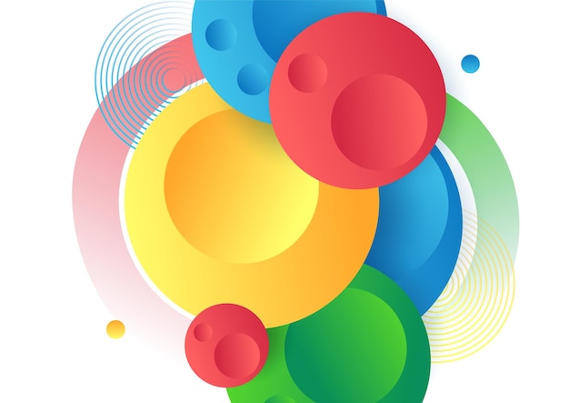 Fondo variopinto di progettazione di forma creativa astratta