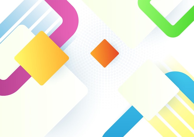 Fondo variopinto di progettazione di forma creativa astratta