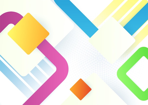 Fondo variopinto di progettazione di forma creativa astratta