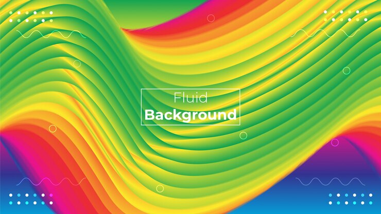 Vettore fondo variopinto fluido dell'estratto di forma 3d