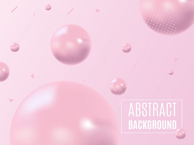 Forma astratta di liquido su sfondo rosa. Design liquido.
