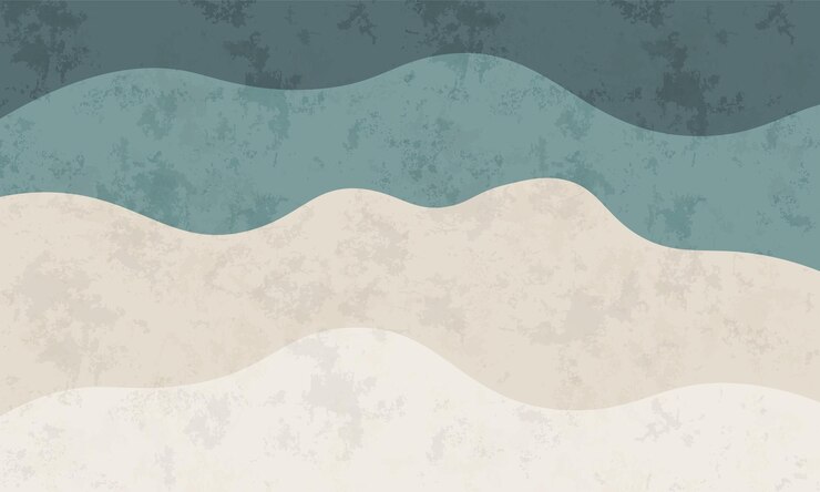 Forma curva minimalista con texture grunge