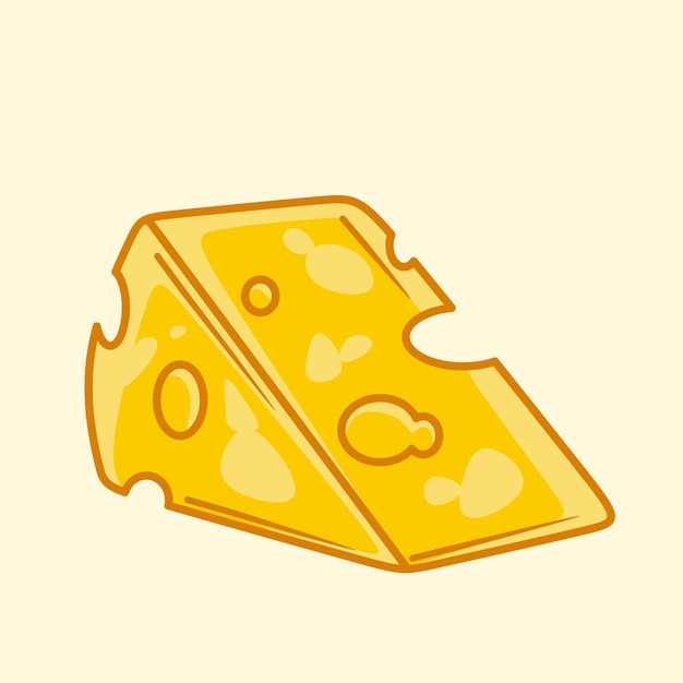 formaggio allettante di colore giallo