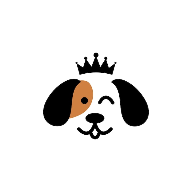 Formato vettoriale per il design del logo del cane