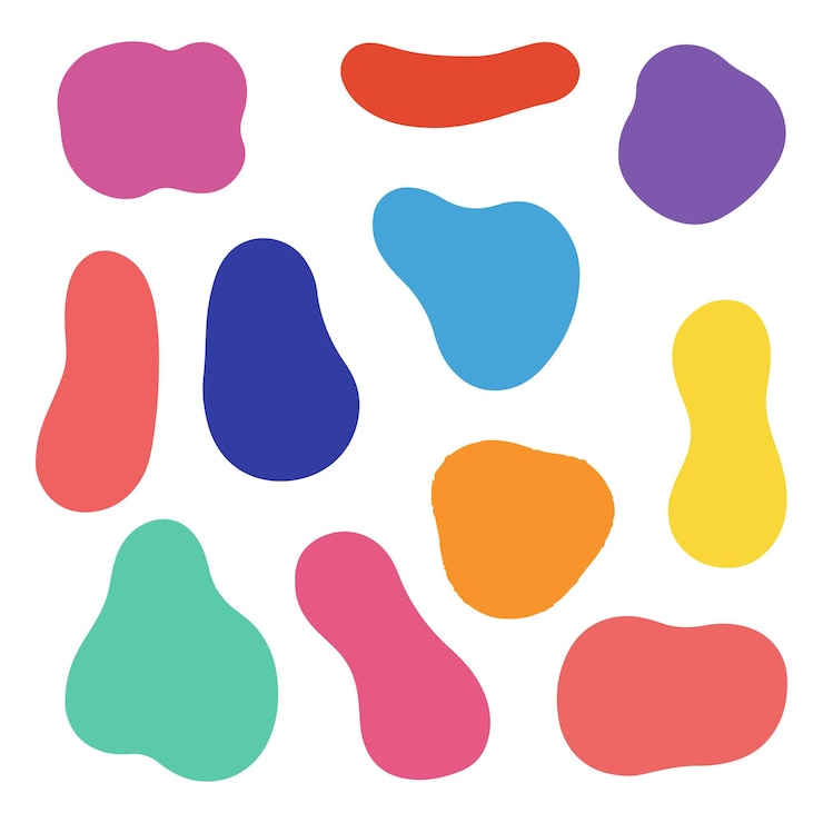 Vettore forme astratte colorate