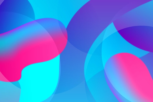 Forme fluide astratte con colori gradienti