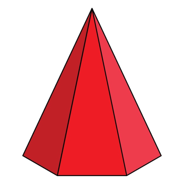 Forme geometriche 2D di colori diversi Forme geometriche 3D per la progettazione