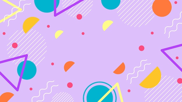 Forme geometriche colorate Disegno astratto