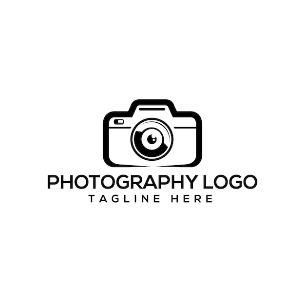 Foto fotocamera logo illustrazione vettoriale