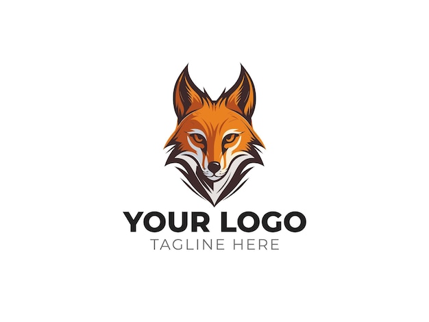 Fox Head Logo Vector per un marchio intelligente e agile