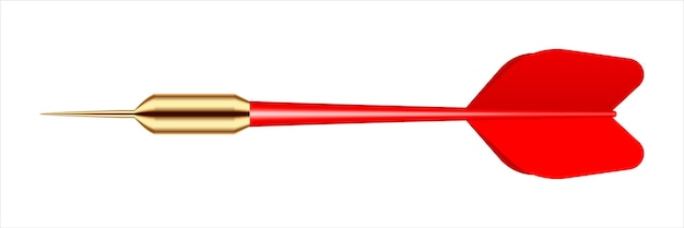 freccia di dardo con punta metallica e dardo d'ombra lancio di attrezzature di gioco sportivo dartboard vettore