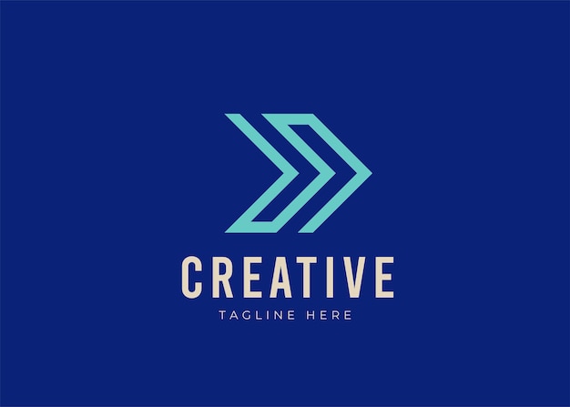 Freccia in avanti Logo Design Template Finanza Icona freccia vettore