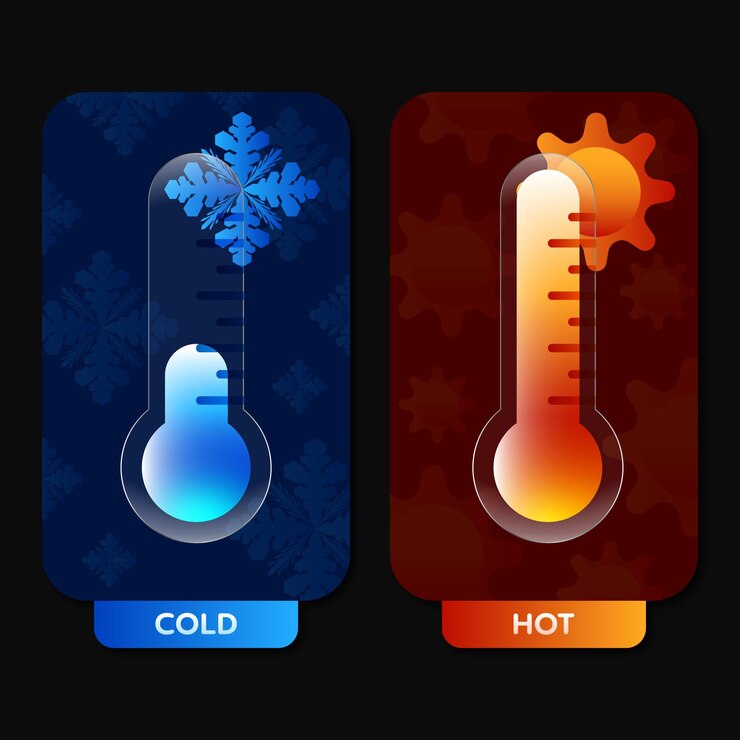 Vettore freddo o caldo