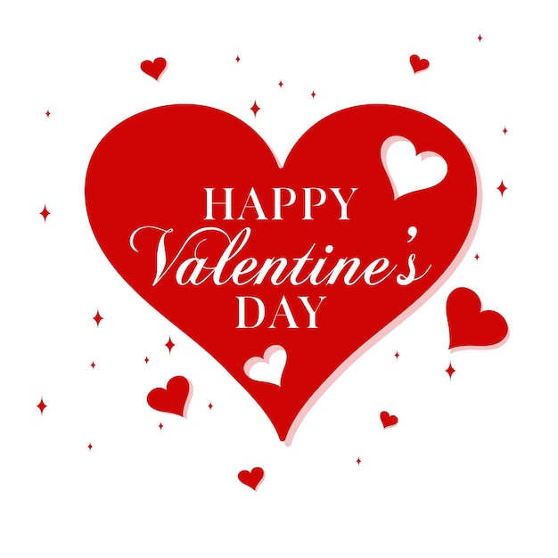 Free vector Happy valentines day greeting card background