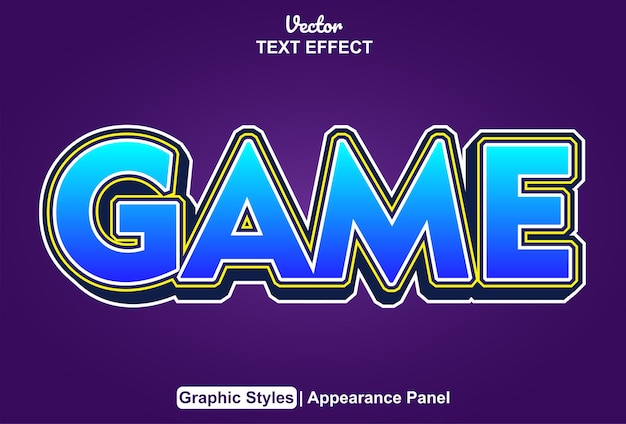 Game over effetto testo con stile grafico e modificabile
