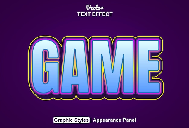 Game over effetto testo con stile grafico e modificabile