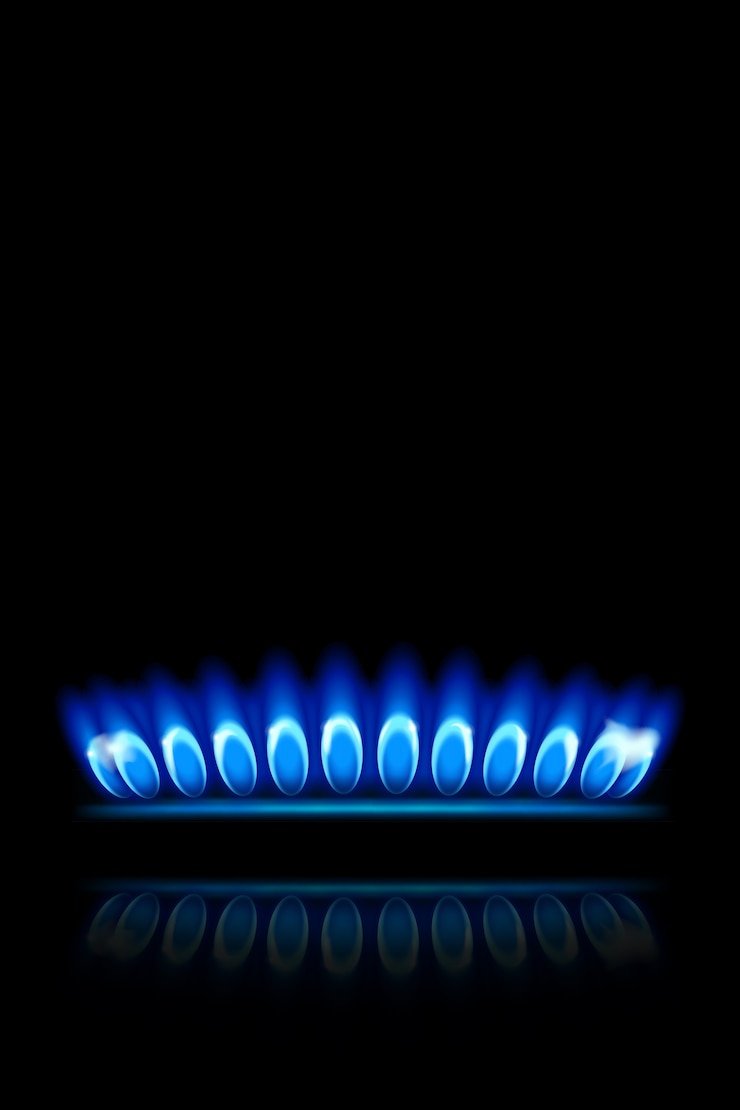 Vettore gas nel buio