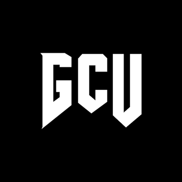 GCU letter logo design per società tecnologica GCU logo design combinazione di colori bianco e nero GCU Logo GCU vettore GCU design GCU icona GCU alfabeto GCU tipografia logo design