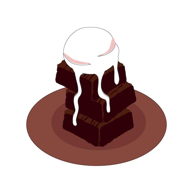 Gelato al brownie