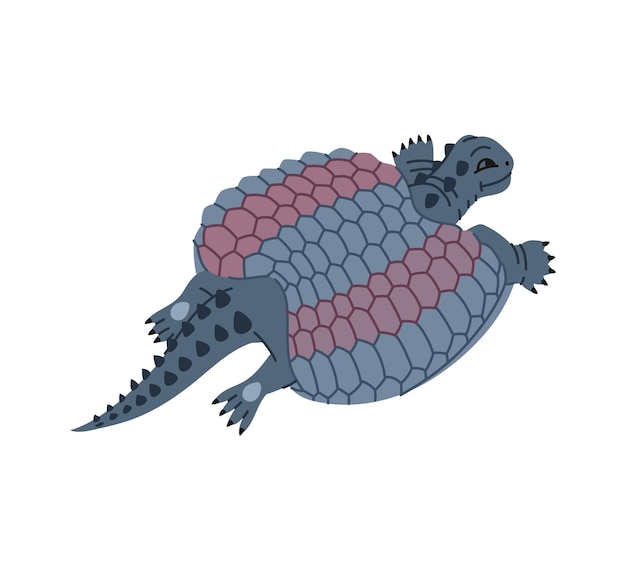 Genodo dinosauro cartone animato coccodrillo personaggio