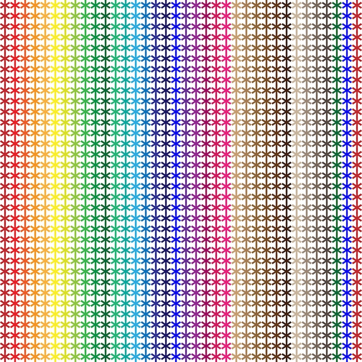 Vettore geometrico minimalista colorato motivi senza cuciture vector art design