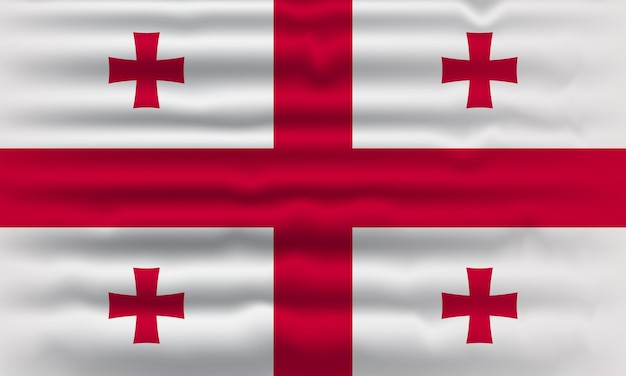Georgia Flag design bandiera della Georgia