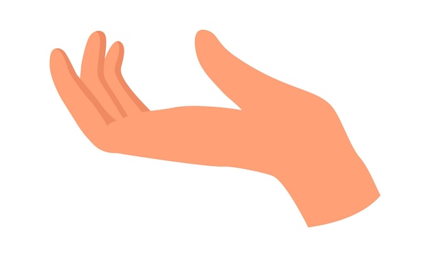 Gesto della tenuta della mano