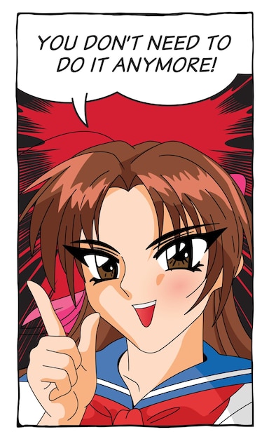 giappone anime manga studentessa sorriso