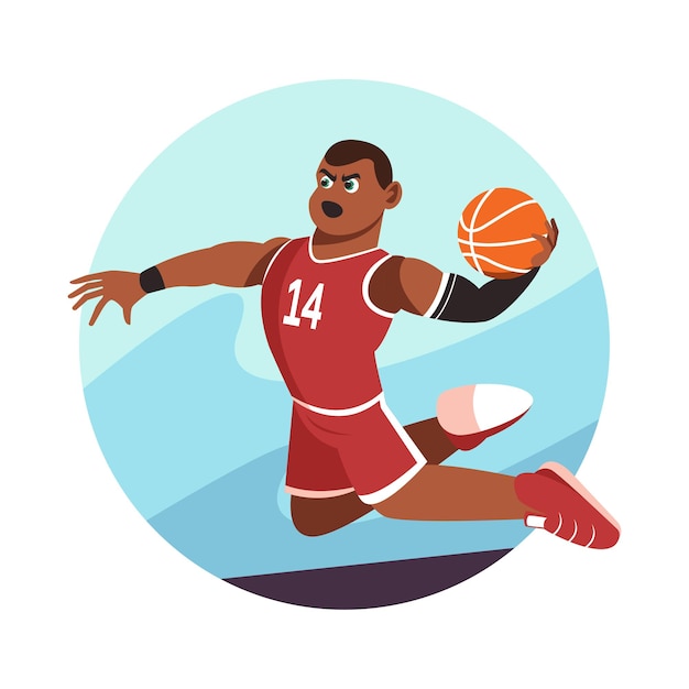 Giocatore di basket Slam Dunk