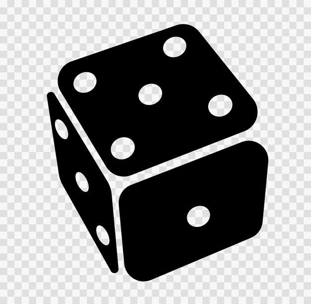 Gioco di dadi della fortuna Dadi di gioco fortunati Simbolo di svago e vittoria