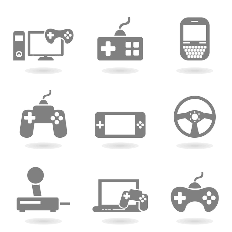 Vettore gioco un'icona