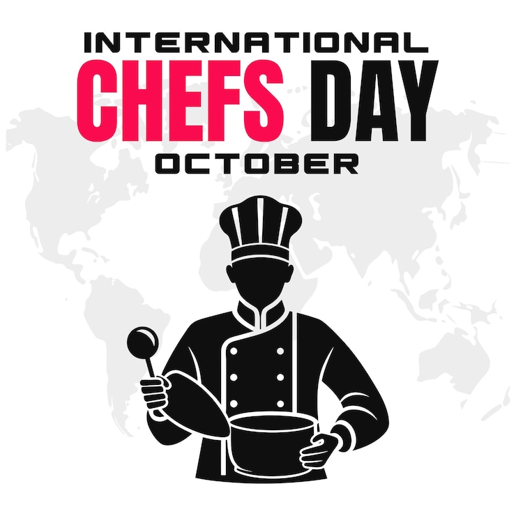 Vettore giornata internazionale degli chef vector culinary arts e chef appreciation design