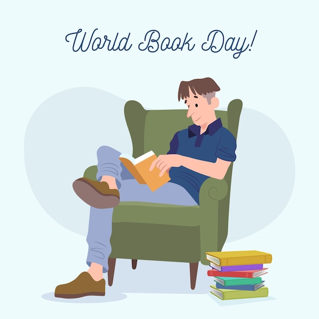 Giornata mondiale del libro disegnato a mano