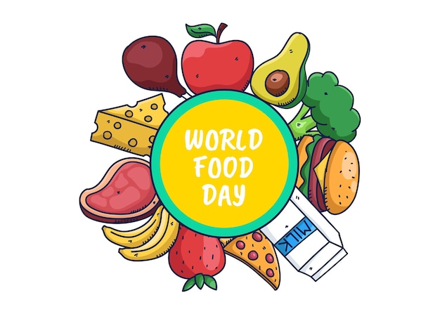 Giornata mondiale dell'alimentazione di Doodle