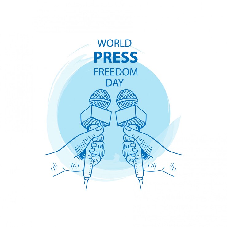 Vettore giornata mondiale della libertà di stampa