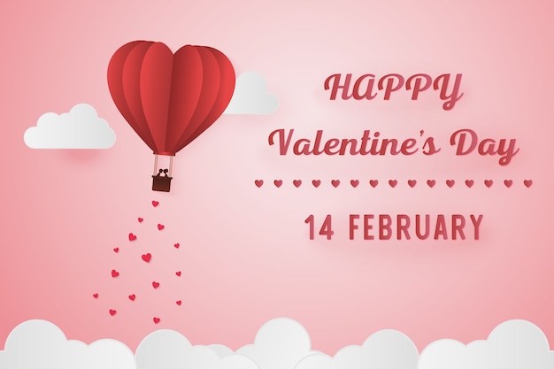 Giorno di San Valentino stile carta