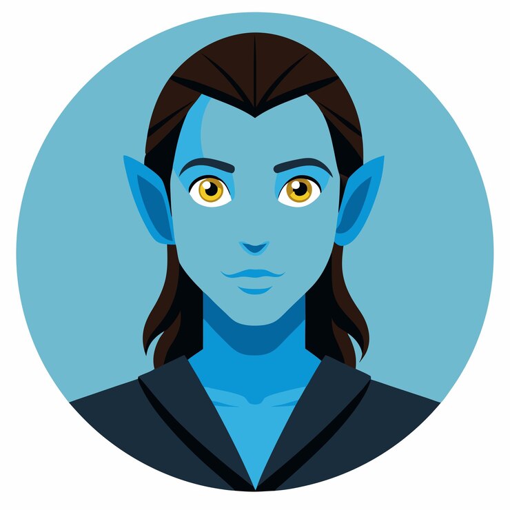 Vettore giovane uomo avatar personaggio dovuto avatar uomo vettor icona cartone animato illustratio