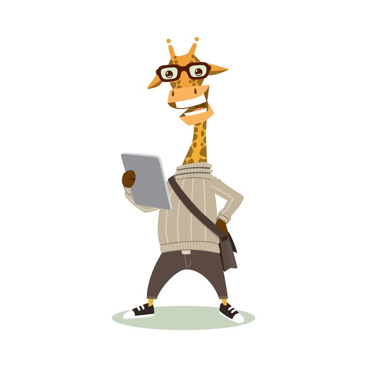 Giraffa a vita bassa