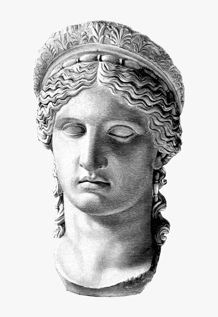 Giunone antica dea romana illustrazione