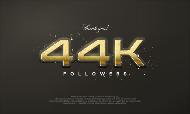 Golden metallic grazie 44k follower di lusso