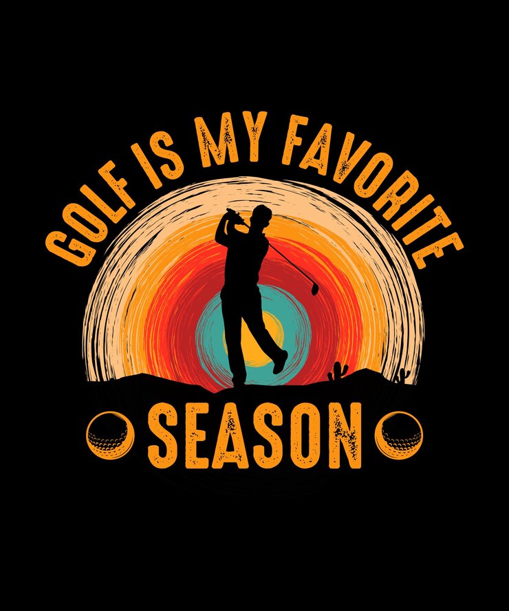 Golf T-shirt Design Il golf è la mia stagione preferita