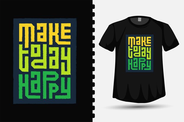 Good Vibes Solo quadrato verticale tipografia lettering t shirt design template per t-shirt stampata, abbigliamento moda e poster