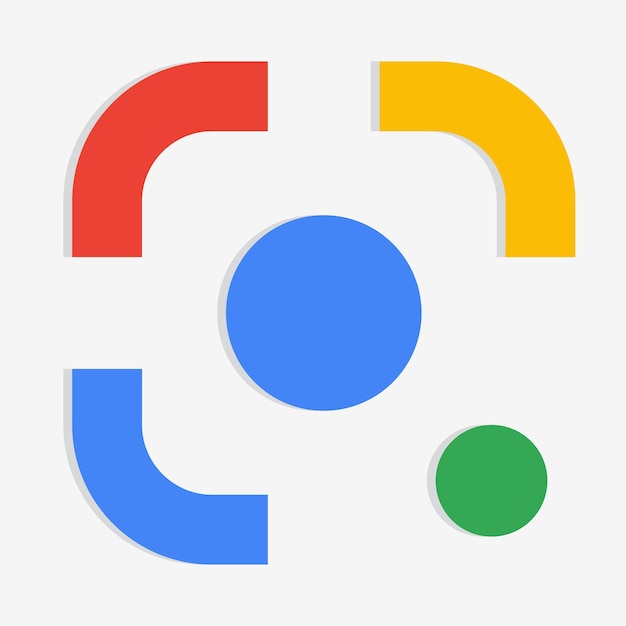 Google lens trasparente ad alta risoluzione Google search lens Google scanner icon